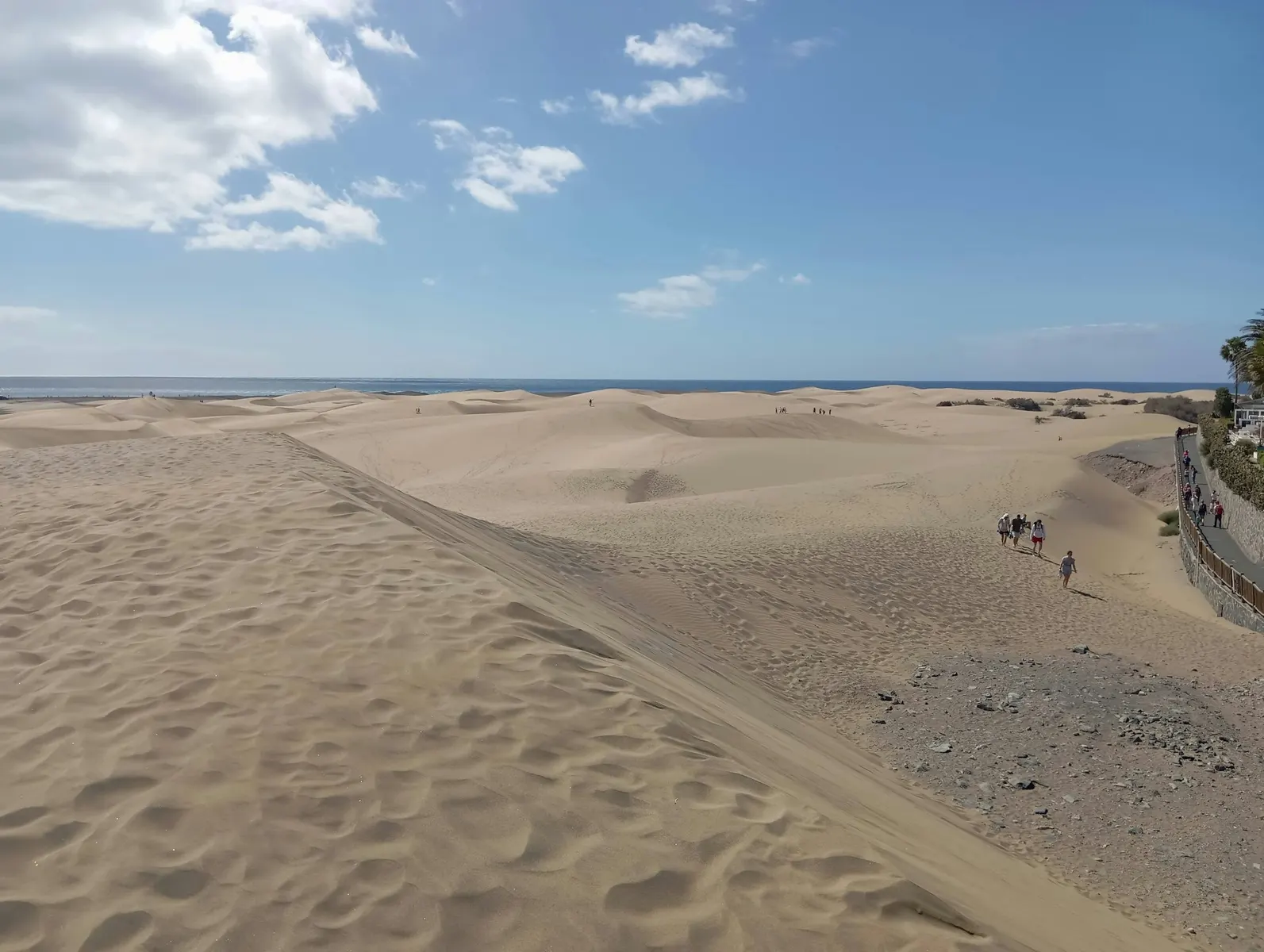 Dunas de Maspalomas en La Charca op Gran Canaria