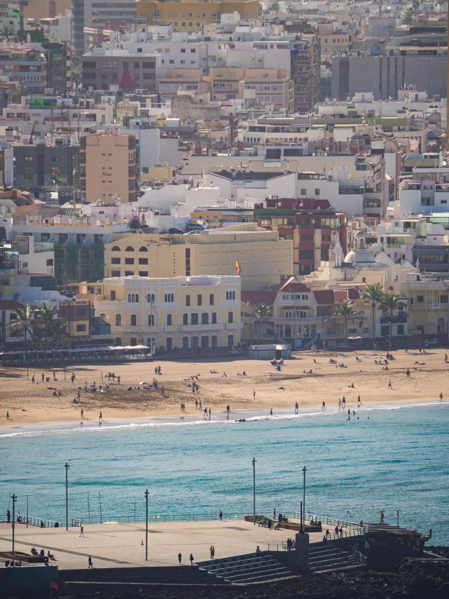 Playa de Las Canteras op Gran Canaria